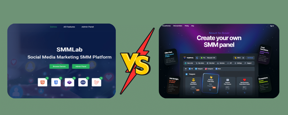 SMM Lab vs SocPanel comparison: Features, pricing, and services of two popular SMM panels