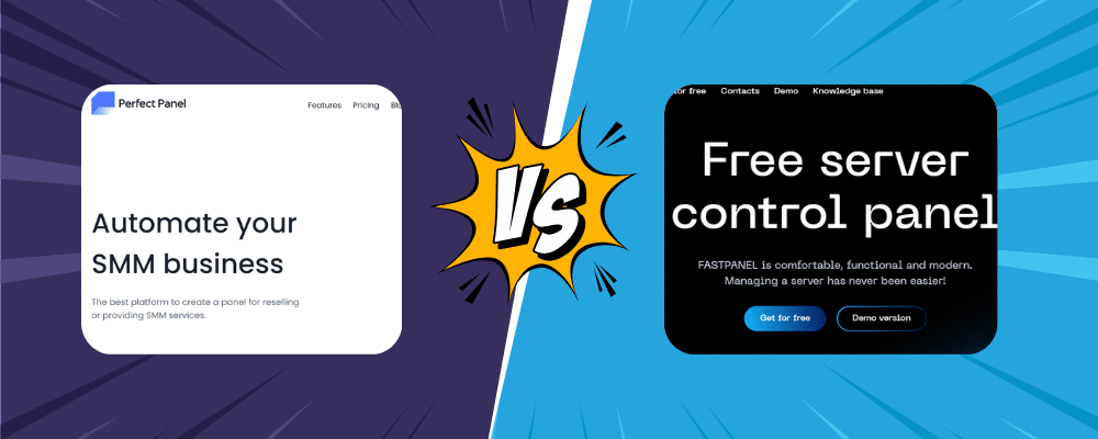 Comparison between Perfect Panel and Fast Panel showcasing their key features, performance, and advantages for users.