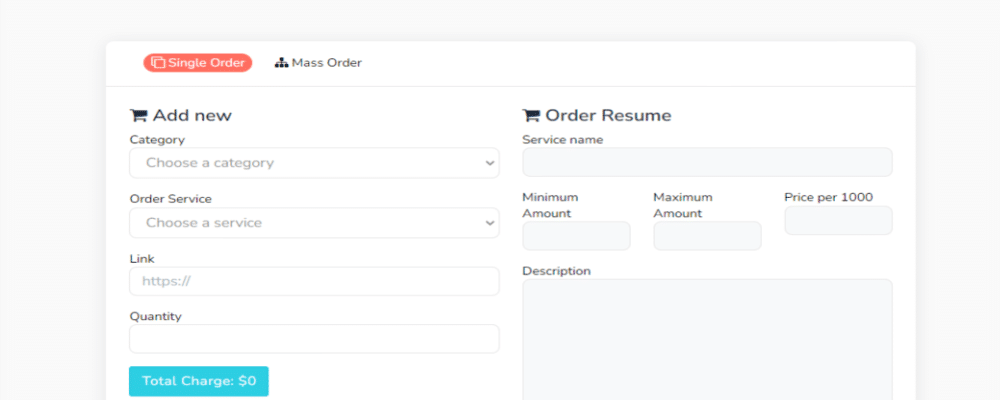 Smart panel displaying detailed order and transaction log for tracking and management